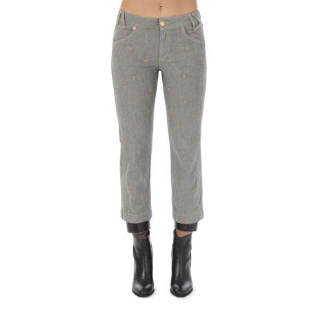 PANTALON DENIM GRIGIO Daniela Dallavalle Armadio TAM6041089100