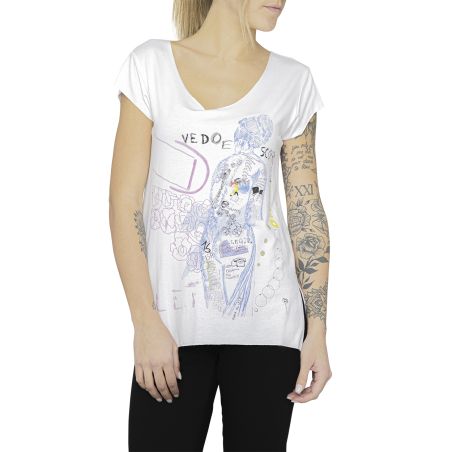 T-SHIRT COUTURE BIANCO Daniela Dallavalle Armadio TAM1035057100