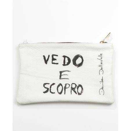 POCHETTE ICONICA BIANCO Daniela Dallavalle Armadio TAM0630085000B