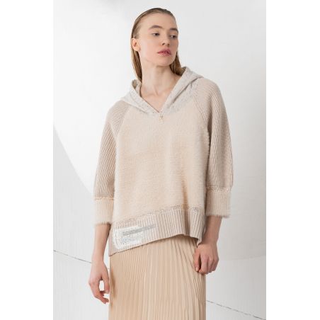 PULL PONCHO CAPPUCCIO Elisa Cavaletti ELW244071202