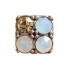 BOUTON BIJOU MINI CARRE STRASS Elisa Cavaletti JEWMG0204