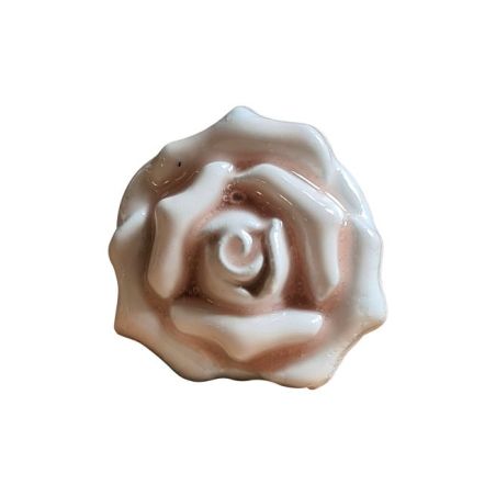 BOUTON BIJOU METAL MINI ROSE BLANC ROSE Elisa Cavaletti JEWMG0074ROPM