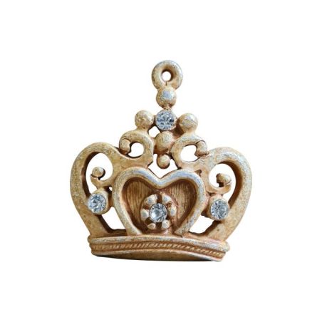 BOUTON BIJOU COURONNE STRASS Elisa Cavaletti JEWJB0020