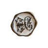 BOUTON BIJOU VAGUE BRONZE INITIALES E.C. Elisa Cavaletti JEWMG0008BR