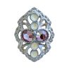 BOUTON BIJOU MARQUISETTE STRASS GRENAT Elisa Cavaletti JEWJB0079