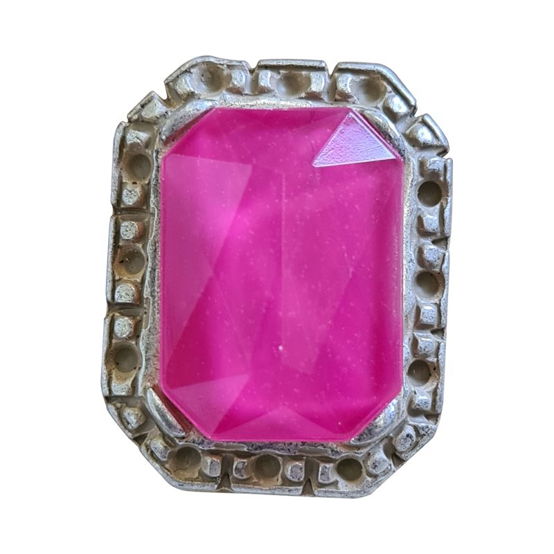 BOUTON BIJOU CABOCHON FRAMBOISE Elisa Cavaletti JEWJB0070