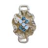 ATTACHE BIJOU FLEUR STRASS BLEUS Elisa Cavaletti JEWJB0067