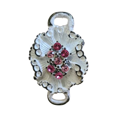 ATTACHE BIJOU FLEUR STRASS ROSES Elisa Cavaletti JEWJB0066