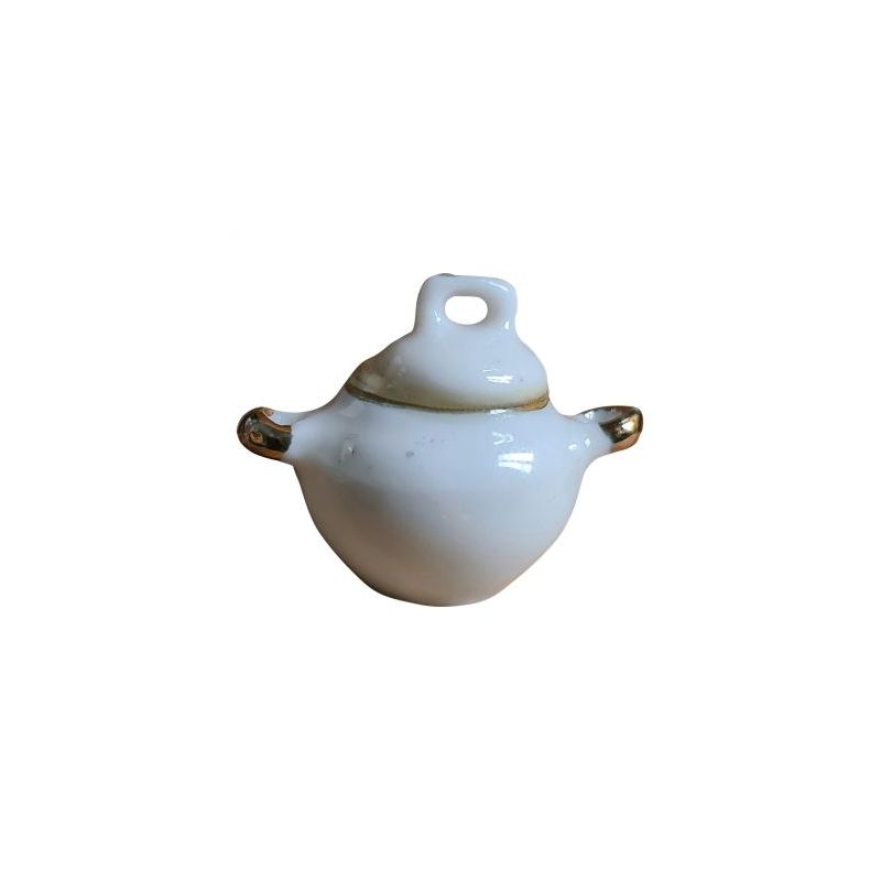 BRELOQUE BIJOU SOUPIERE PORCELAINE Elisa Cavaletti JEWAPL10311