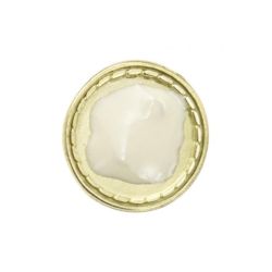 BOUTON BIJOU ROND FESTON CREME Elisa Cavaletti JEW8702