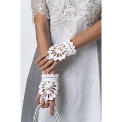 GANTS CROCHET BIANCO Elisa Cavaletti ELP190765804