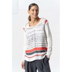 SWEATSHIRT STAMPATO SLANCIO CLUB Elisa Cavaletti ELW225563102